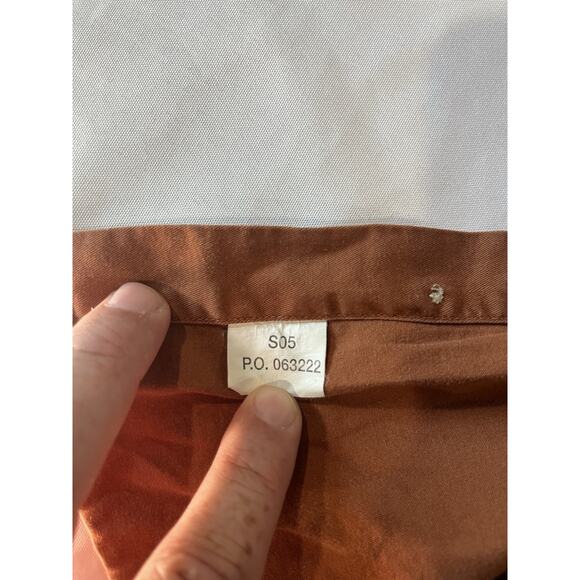 LOT(2) Carhartt S107SIE Shirts Burnt Orange/Gray Button Up Short Sleeve Mens XL - Picture 4 of 16